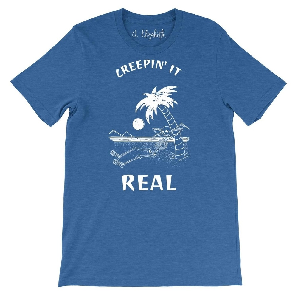 Creepin It Real Blue T-shirt / Different Colors